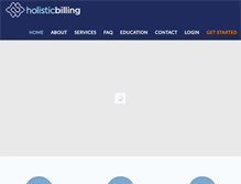 Tablet Screenshot of holisticbillingservices.com